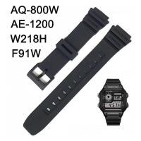 ราคา 1824 มม.สายนาฬิกายางสายนาฬิกาซิลิโคนสําหรับ Casio G-shock AE-1300 AE-1200 AE-1100w 1100 W218H F91W F84 Digital Watchband สายรัดข้อมือผู้ชายผู้หญิงสร้อยข้อมือกีฬาข้อมือ (29151172930)