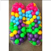 ราคา บอลสี100ลูก ขนาด3นิ้ว บอลพลาสติกสีสด100ลูก บอลหลากสี ลูกบอล ทำบ้านบอลบ่อบอล ใส่อ่างอาบน้ำ คละสี (1268236654)
