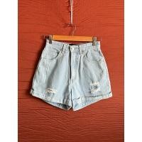 ราคา Sis story กางเกงยีนส์ขาสั้น เอวสูง พับขา Mindy jeans •used like new (25974214224)