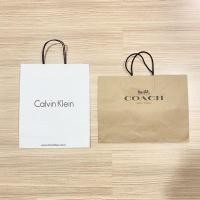 ราคา ถุงกระดาษ Calvin Klein & Coach ของแท้ซื้อเองจาก Shop (8019297091)