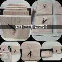 ราคา Hiasan DINDING KAYU Box นาฬิกาแขวนไม้ || นาฬิกาไม้ตกแต่งผนัง || ของตกแต่งห้อง (26825151105)