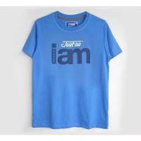 ราคา เสื้อยืด Madbrand สีฟ้า ลาย iam (12737481821)