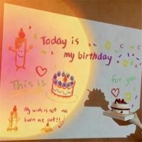 ราคา เครื่องฉายภาพ โปรเจคเตอร์ HBD Happy Birthday สำหรับปาร์ตี้วันเกิด (44426580685)