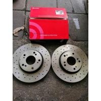 ราคา จานเบรคหน้าbrembo xtra Subaru XV gp forester sj ปี2012-2018 imprezza gc legacy ขนาด293 มิล ราคาต่อคู่ ใส่คาลิเปอรเดิม (11348589785)