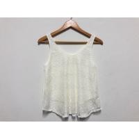 ราคา เสื้อแขนกุดสีขาวลูกไม้ (7241401642)
