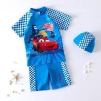 ราคา ชุดว่ายน้ำเด็ก ลายคาร์ แมคควีน Car McQueen (725281449)