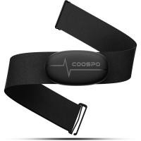ราคา COOSPO Heart Rate Monitor สายรัดหน้าอก, บลูทูธ ANT+ Heart Rate Monitor เซ็นเซอร์หน้าอกพร้อมแบตเตอรี่ 400H, HRM ใช้งานได้กับ Strava/Wahoo Fitness/Polar Beat/Peloton/DDP Yoga App (55951891456)