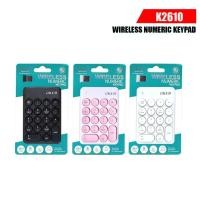 ราคา OKER K2610 WIRELESS NUMERIC KEYPAD คีย์บอร์ด คีย์บอร์ดตัวเลข คีย์บอร์ดตัวเลขไร้สาย (18687518966)