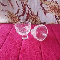 ราคา ุแก้วใส ตกแต่งบนโต๊ะอาหาร งานมือสองญี่ปุ่น 2 ชิ้น (4239284912)