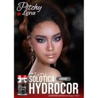 ราคา คอนแทคเลนส์ สาย ฝอ. รุ่น Solotica Hydrocor สีเทา/ตาล Gray/Brown มีค่าสายตา (0.00)-(-8.00) (19733966622)