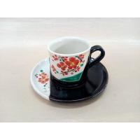 ราคา ชุด ถ้วย กาแฟ น้ำชา พร้อมจานรอง ญี่ปุ่น Coffee Cup ดินเผาเคลือบวาดลาย (19341781597)