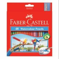 ราคา Faber-Castell สีไม้ระบายน้ำ 48 สี ดินสอสี Faber Castell อุปกรณ์ศิลปะ วาดรูป ระบายสี Fabercastell เครื่องเขียน สี สีน้ำ (3724833083)