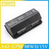 ราคา Damaite แบตเตอรี่แล็ปท็อป A42-G750สำหรับ ASUS ROG G750 G750JHG750J G750JS G750JM 88WH G750JZ CFX70 CFX70J/5900MAh 15V (26653086512)