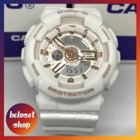 ราคา Casio Baby-G รุ่น BA-110-1A สีขาว นาฬิกาแฟชั่น นาฬิกาผู้หญิง (3717530745)