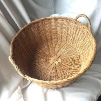 ราคา ตระกร้าหวาย ตระกร้าน้องแมว ขนาด17นิ้ว ตระกร้าหวายอเนกประสงค์ เคลือบใสกันความชื้นแล้ว (6743719757)