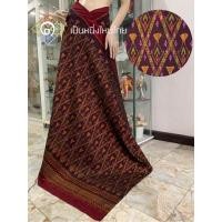 ราคา ผ้าไหมมัดหมี่แท้ ลายปลาตะเพียนโบราณ ทอ3ตะกอ ผ้าไหมไทยแท้ มัดหมี่ สุรินทร์ ทอมือ ผ้ามัดหมี่ (23579659995)