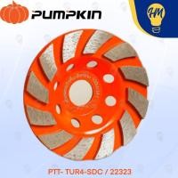 ราคา Pumpkin 22323 ถ้วยเพชรขัดพื้น รุ่น ขัดหยาบ 4 นิ้ว PTT-TUR4-SDC (28287294095)