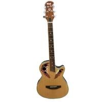 ราคา vivid กีตาร์โปร่งไฟฟ้าหลังเต่า 39" รุ่น 53C N (สีไม้) (480992401)