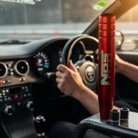 ราคา ลูกบิดคันเกียร์รถยนต์ ก้านเกียร์ยาวโลหะ ต่อขยายน้ําหนักแท่งเปลี่ยน เหมาะกับรถเกียร์ธรรมดาและเกียร์ออโต้ สีแดง (56103911811)