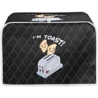 ราคา Cartoon Toaster Pattern Toaster Dust Cover Kitchen Oven Cover with Top Handle Bread Toaster Cover Portable & Foldable, Great Girt for Women (52603972428)
