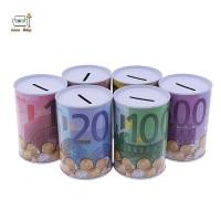 ราคา [Onw] Euro Dollar Money Box กระปุกออมสินกระบอกปลอดภัยสําหรับกล่องฝากเหรียญ [th] (55903983163)