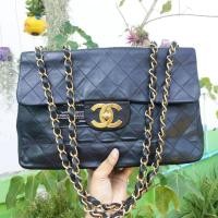 ราคา Chanel​ vintage​ maxi​ flap​ bag (4963816687)