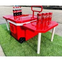 ราคา โค้กตั้งวง กระติกโค้ก 15 ลิตร Cooler coke ดระติกโค้กกางได้ (14585826471)