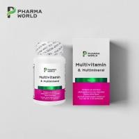 ราคา วิตามินรวม และ แร่ธาตุรวม x 1 ขวด ฟาร์มาเวิลด์ Multivitamin and Multimineral Pharma World มัลติวิตามิน (25018361820)