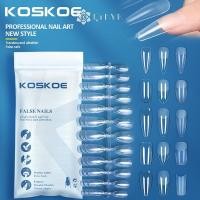 ราคา QrhYK Matte Press On Nail Tips Soft Full Cover เล็บปลอมโลงศพแคปซูลเล็บปลอม American Gel X Capsule Nail Extension Art ใหม่ (45752902647)