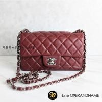 ราคา Chanel Classic8 Mini แดง burgandy SHW มือสอง ก่อนสั่งซื้อทักแชทก่อนนะคะ (19318478943)