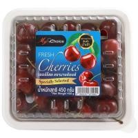 ราคา มายช้อยส์เชอร์รี่แดง 450กรัม My Choice Red Cherry 450g. [หมายเลขบาร์โค้ด 0000020670955] (48653178815)