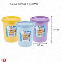 ราคา แก้ว UNGU KIMSUA พร้อมฝาปิด 330 ml / แก้ว Kimsua kirei 330 ml มีฝาปิด / แก้วพลาสติกกันหก / แก้วพลาสติกมีฝาปิดกันหก เหลือง ฟ้า ม่วง น่ารัก (48301038096)