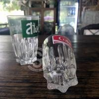 ราคา 203. แก้วตูดจีบ ลายวินเทจ แฟนต้า โค้ก แป็บซี่ คิคาปู้ (20431871920)