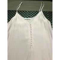 ราคา (new) MNG Mango เสื้อสายเดี่ยว top camisole สีชมพู baby pink เสื้อผ้ามือสอง เสื้อมือสอง (5776936209)