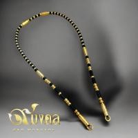 ราคา สร้อยพระกะลาแท้"แต่งทองเลเซอร์"คล้องตะกรุดหรือพระเลี่ยม3ห่วงไม่ลอกไม่ดำ แข็งแรงทนทาน ความยาวเลือกที่ตัวเลือกสินค้า (27026537759)