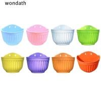 ราคา Wonda กระถางเรซิน, กระถางดอกไม้ติดผนัง DIY, บ้านสวนแขวนฉ่ําครึ่งวงกลมสีสันสดใสที่ทนทาน (28514361549)