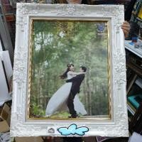 ราคา กรอบเปล่า หลุยส์ 16x20 นิ้ว พร้อมกระจก ใส่รูปแต่งงาน ครอสติช ล้างรูป อัดรูป รูปครอบครัว ภาพมงคล ยันต์ พระเกจิ พระพุทธรูป (4235816646)