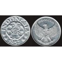 ราคา Filateli BX14 แสตมป์เหรียญอินโดนีเซีย 1957 25 Sen (41876171836)