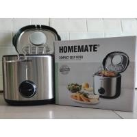 ราคา หม้อทอดไฟฟ้า Homemate ขนาด 1.2ลิตร (25650338838)