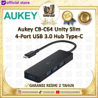 ราคา Aukey CB-C64 Unity Slim 4-Port USB 3.0 Hub Type-C - 500580 (27070579571)