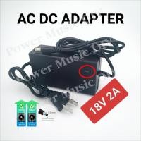 ราคา AC DC Adapter 18V 2A อะแดปเตอร์ 18W DC มีไฟ LED อะแดปเตอร์จ่ายไฟฟ้า (44203082697)