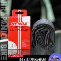 ราคา ยางในจักรยาน 24 นิ้ว KENDA ขนาด 24 x 1.5/1.75 นิ้ว (จุ๊บใหญ่ , AV48mm) (15316233802)