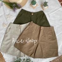 ราคา new collection กางเกงขาสั้นสาวอวบเอวสูง กระเป๋าเก๋ๆ เอว30-34สพ.42-44 (15263002580)