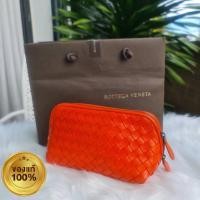ราคา กระเป๋าโบเทก้า Bottega หนังสานสีส้มมือสอง ของแท้งานสวยสะอาดน่ารักใช้ได้ทั้งชายและหญิงมาพร้อมถุงกระดาษ (18008395993)