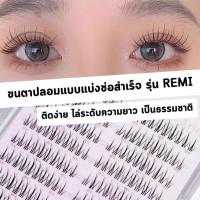 ราคา ขนตาปลอมรุ่น REMI ขนตาแบบแบ่งช่อ ความยาวไล่ระดับ 10-11-12 mm. ยาวนุ่ม ไม่แข็ง ขนตาช่อสำเร็จ ไล่ระดับความยาว ติดง่าย (26463594091)
