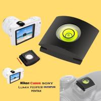 ราคา Hot Shoe Bubble Spirit Level protection Dslr Mirrorless Cover สีดํา Canon Nikon Fuji Sony (28831321442)
