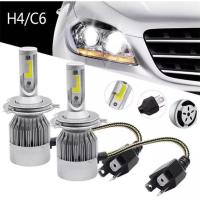 ราคา Rabbit Mall ไฟหน้า Led C6 H7 H11 H4ไฟหน้ารถ ไฟส่องสว่าง ไฟรถ ไฟLED หลอดไฟLED ไฟหน้ารถยนต์ แสงสีขาว (5190031666)