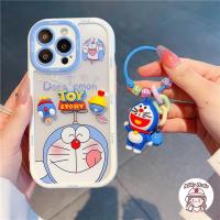 ราคา Ins Greedy เคสโทรศัพท์มือถือ TPU นิ่ม แบบใส กันสิ่งสกปรก ลายการ์ตูนโดราเอมอน Toy Story 3D สีฟ้า สําหรับ IPhone 15 Pro 14 13 12 11 Pro Max X 7Plus (20585589221)