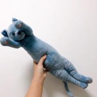 ราคา ตุ๊กตาแมวเหมือนตัวใหญ่ยาว สีฟ้า น่ารัก งานสะสม ลิขสิทธิ์แท้ (29405300516)