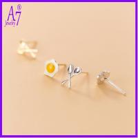 ราคา ต่างหูช้อนส้อมไข่ตุ๋นสร้างสรรค์หรูหราเบาๆสําหรับผู้หญิง RXW821 (41766271567)